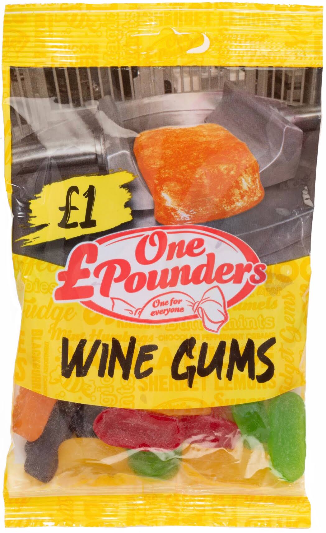 One Pounders - Wine Gums 150g