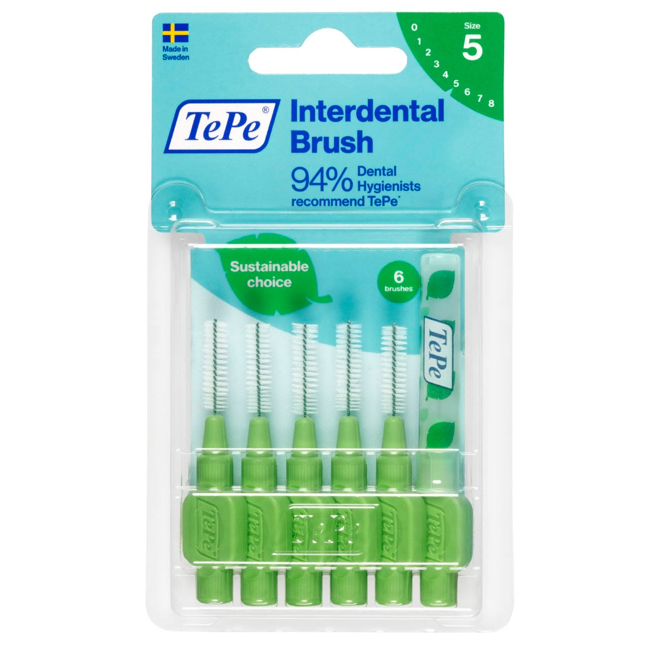 TePe Interdental Brush 0.8mm ISO Size 5