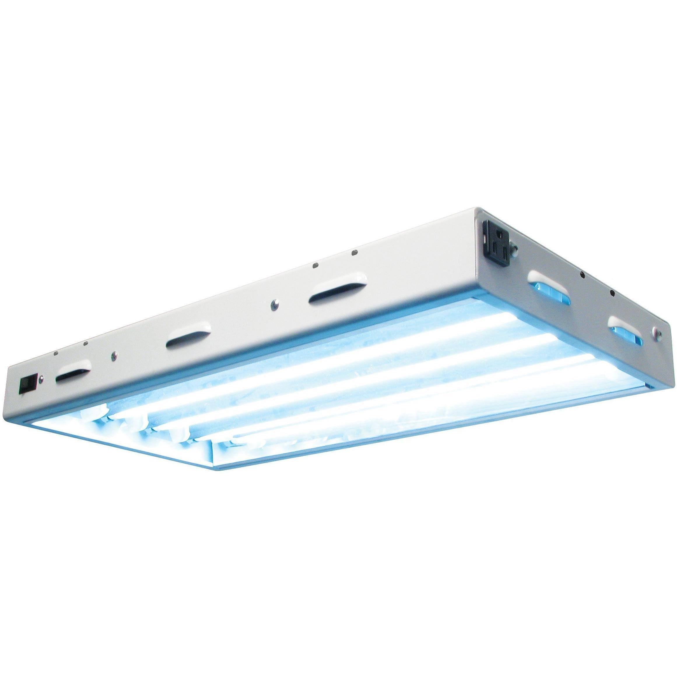 Sun Blaze 960295 T5 High Output Fluorescent Lighting Fixture - With 4 Lamps, 2'