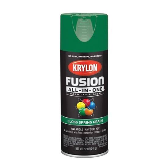 Krylon Fusion K02724007 All-in-One Primer and Spray Paint, Gloss, 12 oz Aerosol Can