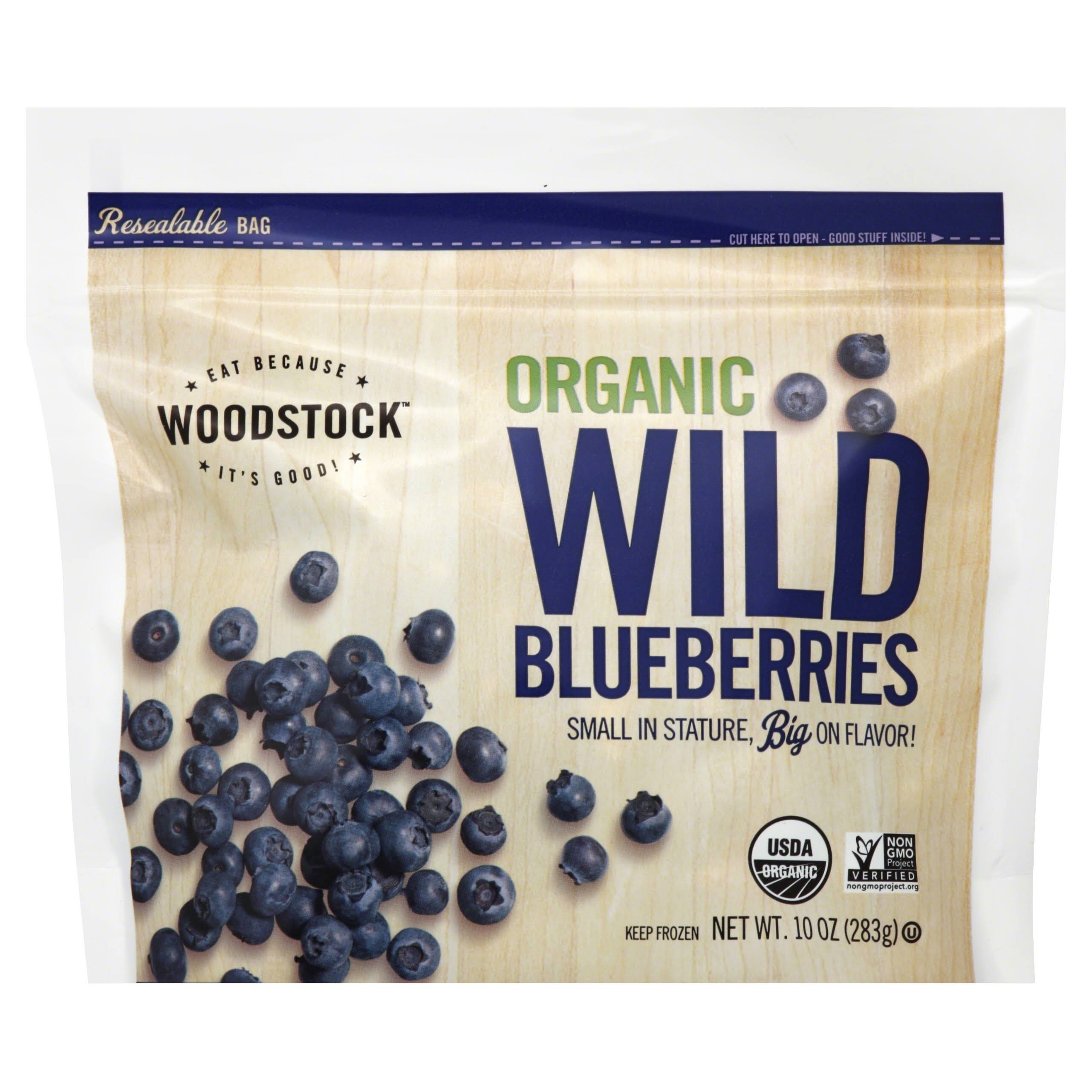 Woodstock Farms Organic Wild Blueberries - 10 oz bag