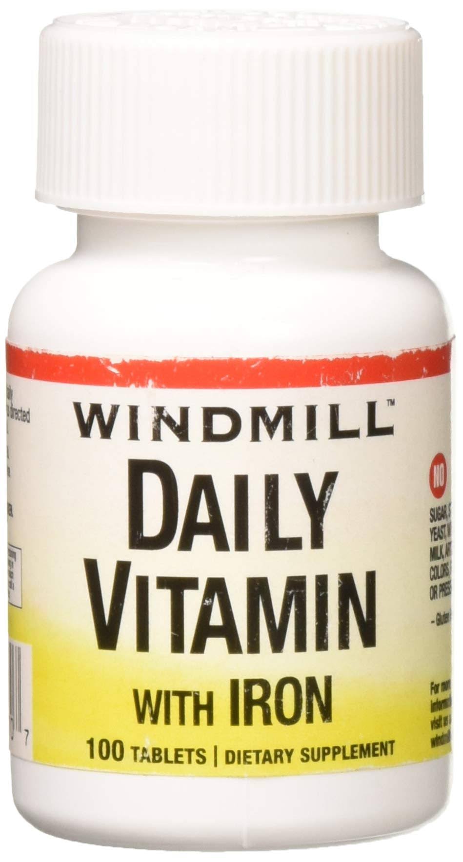Windmill Daily-Vitamin with Iron - 100 Tablets