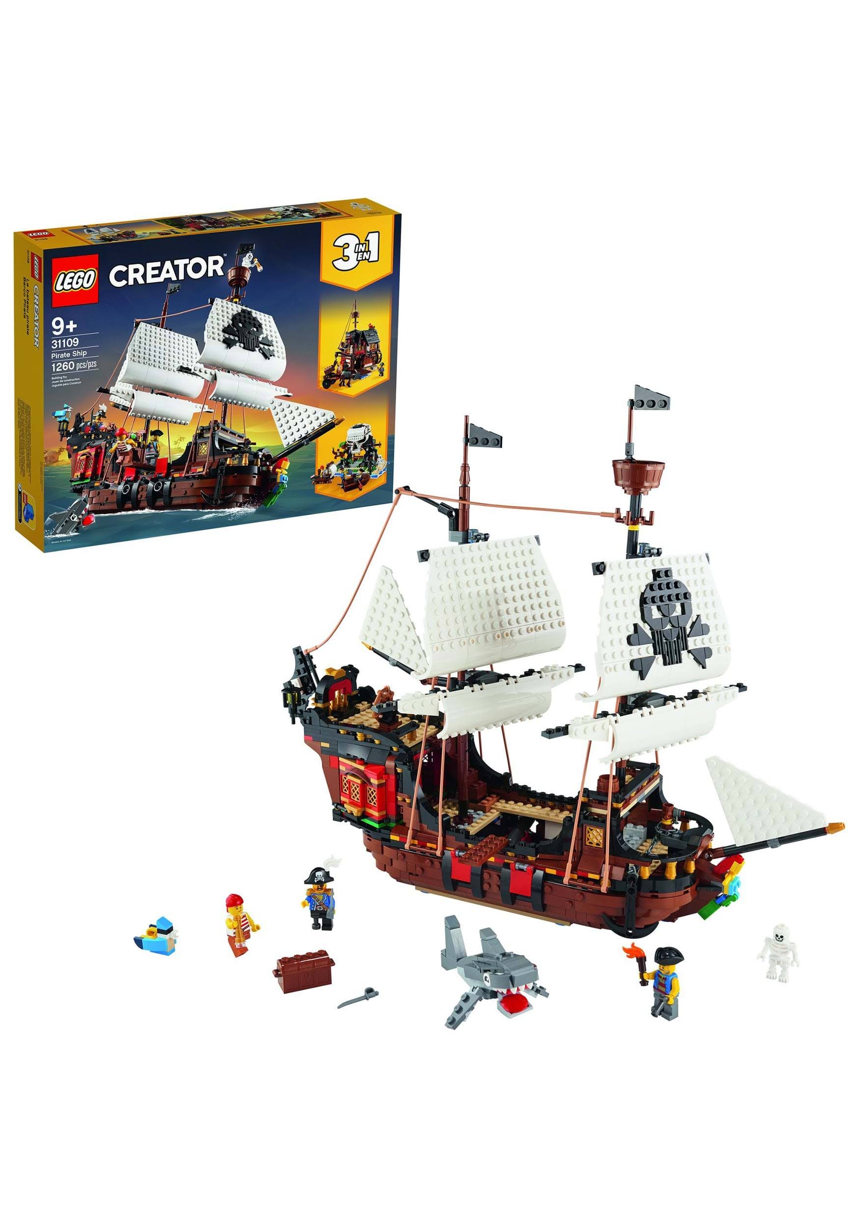 LEGO 31109 Creator 3in1's Pirate Ship Kit