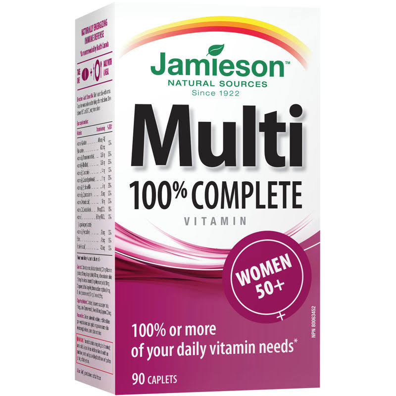 Jamieson Multi 100% Complete for Women 50+ (90 Caplets)