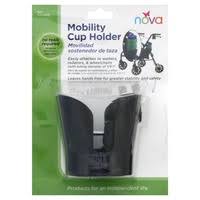 Nova Medical Products Mobility Cup Holder - 1 Pound, Black
