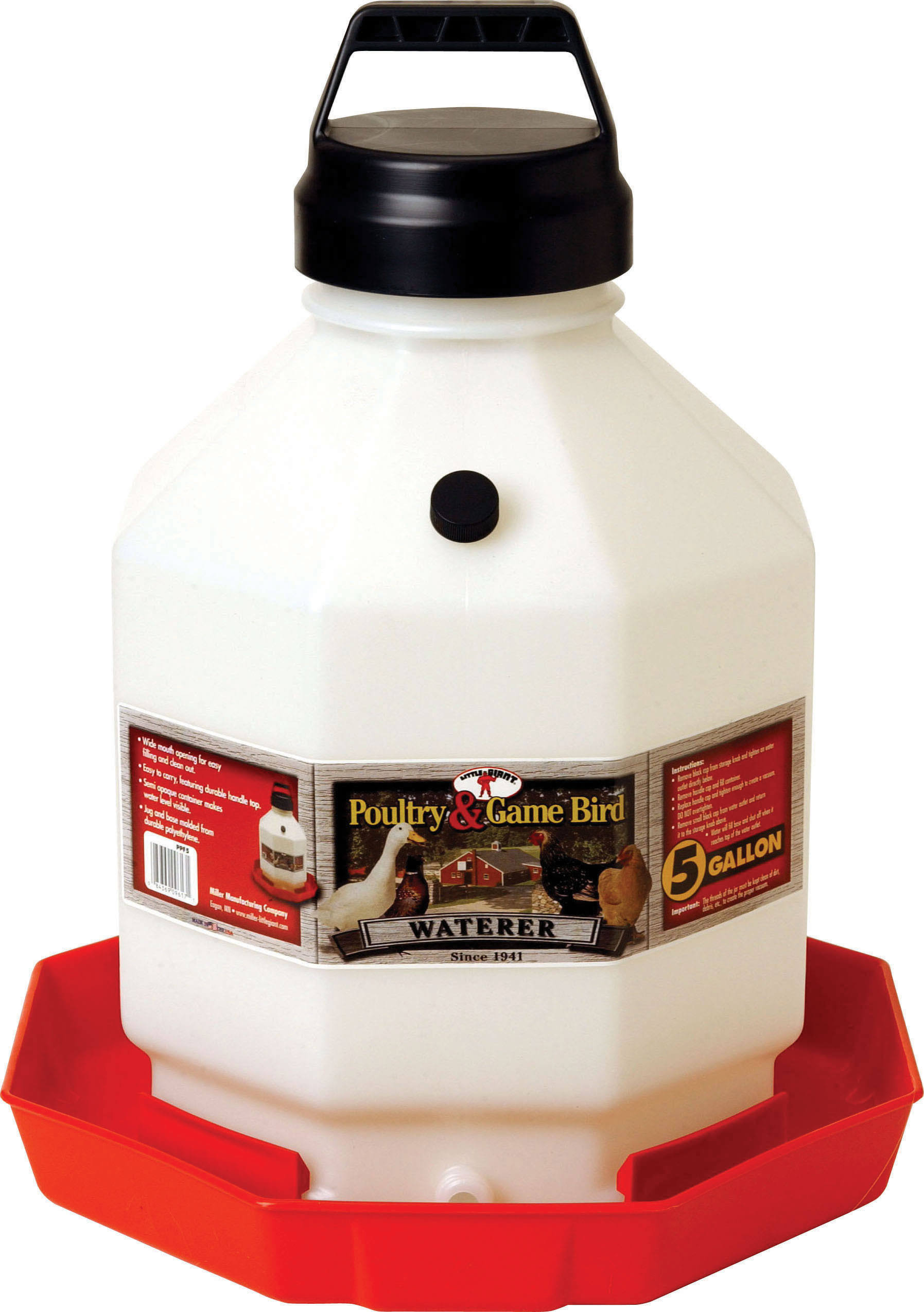 Little Giant Plastic Poultry Fountain - 3 gal