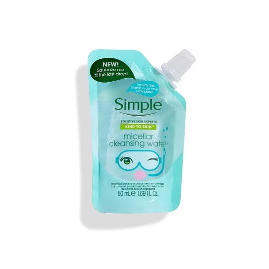 Simple 50ml Pouch - Micellar Cleansing Water