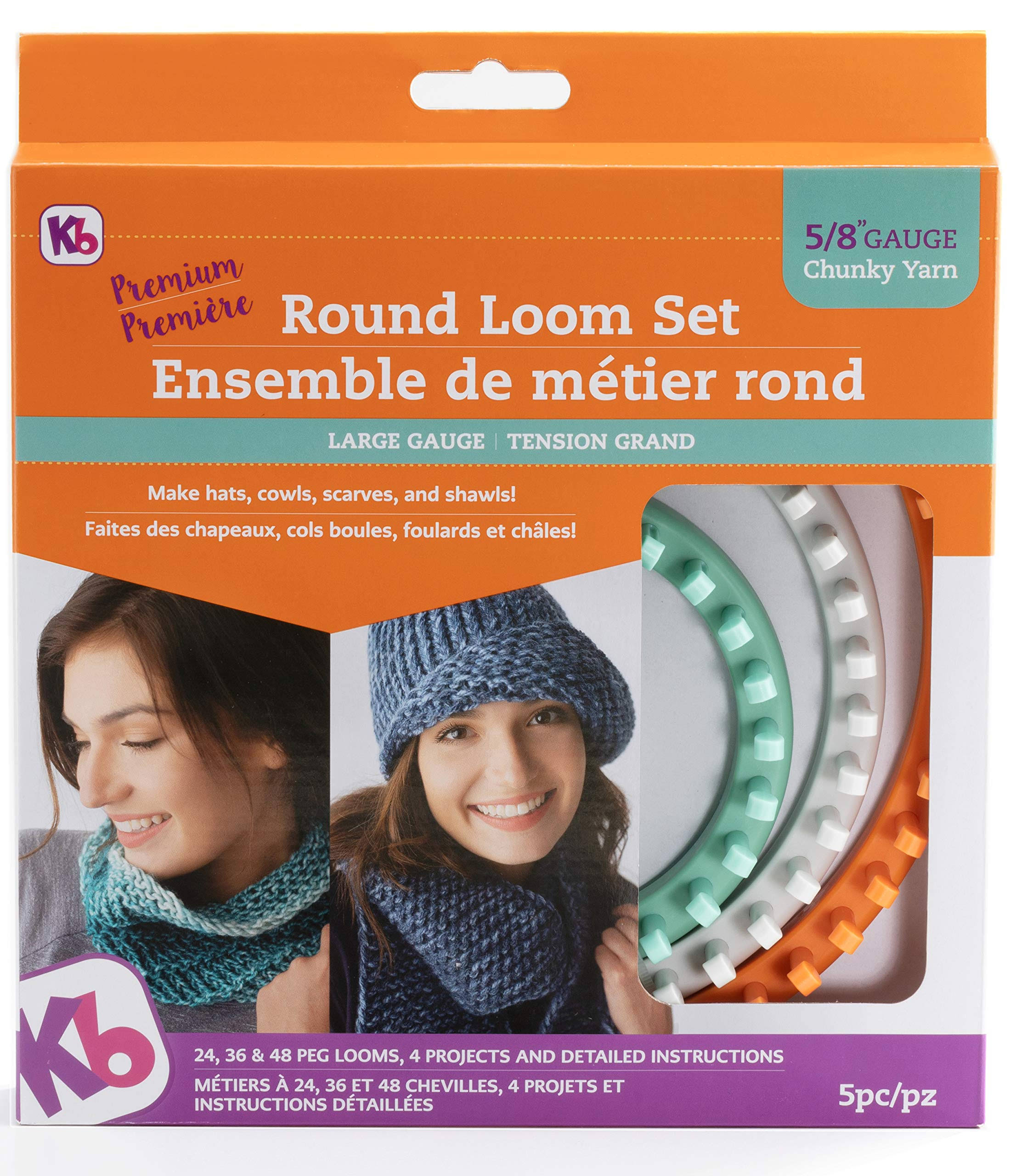 Authentic Knitting Board 'Premium' Chunky Round Knitting Loom Set