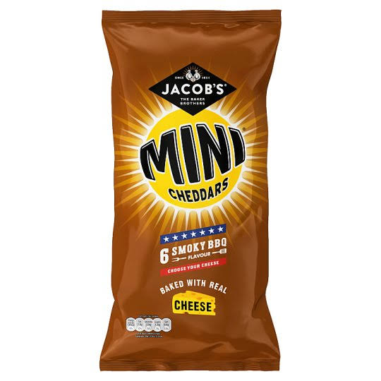 Jacobs Mini Cheddars BBQ Flavour 6 Pack Delivered to Australia