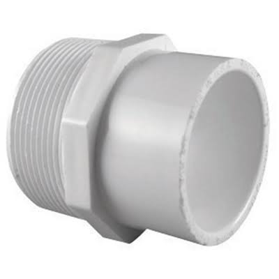 Charlotte Pipe PVC S Reducer Male Adapter - 3/4 x 1/2''