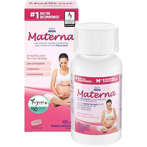 Materna Centrum Prenatal Postpartum Vitamin and Mineral Supplement - 100ct