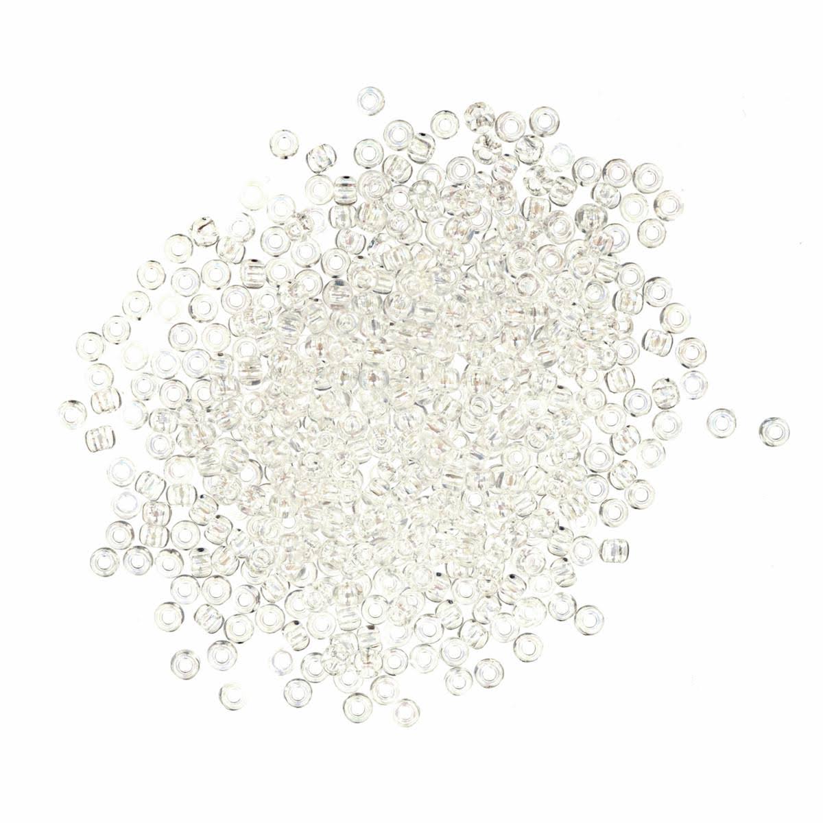 Mill Hill Glass Seed Beads - 00161 Crystal, 4.54g