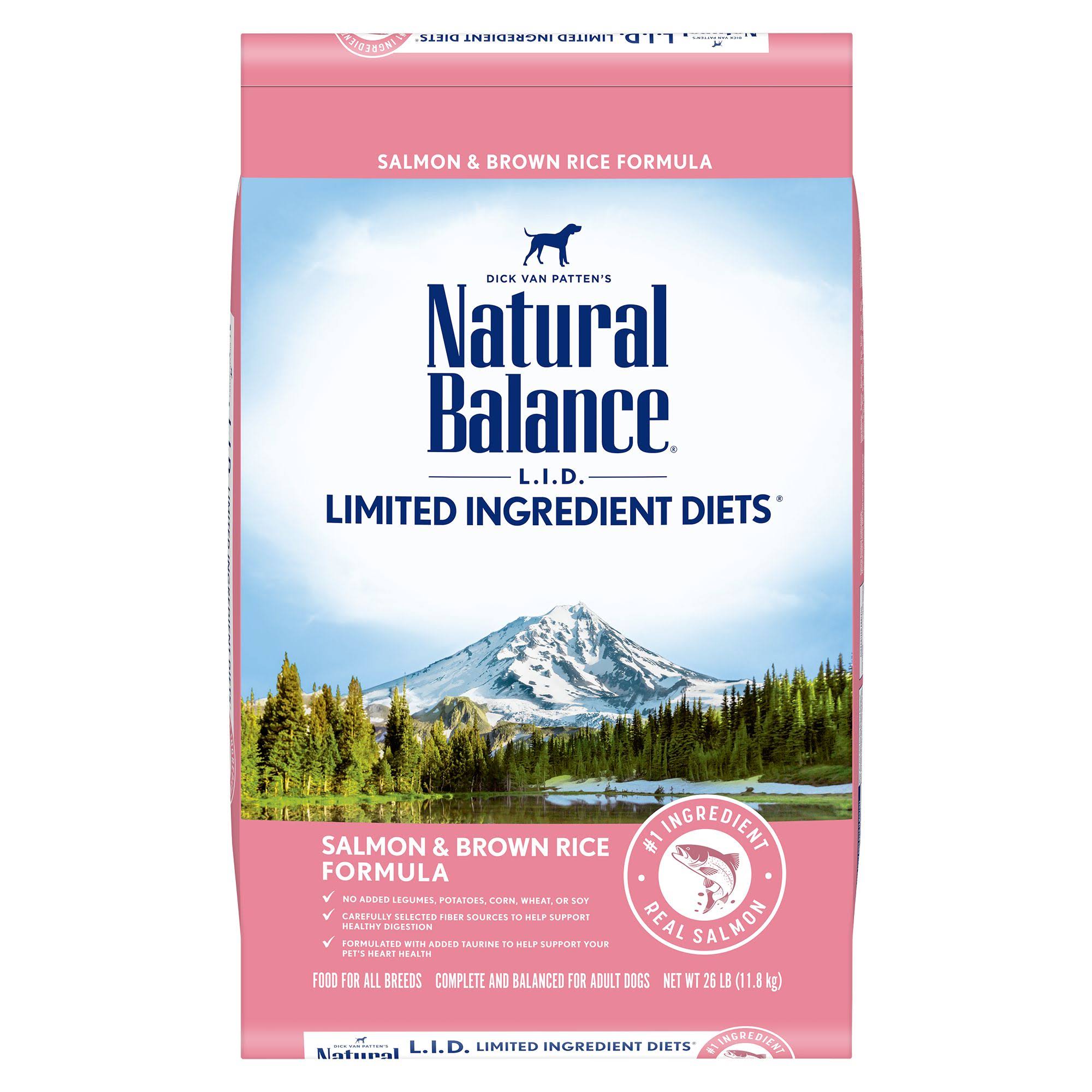 Natural Balance Adult - Limited Ingredient Diet in Salmon & Rice | Dog Food | Size: 11.8 kg