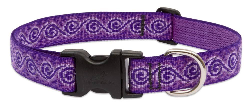 Lupine Dog Collar - Purple, 12"-20"