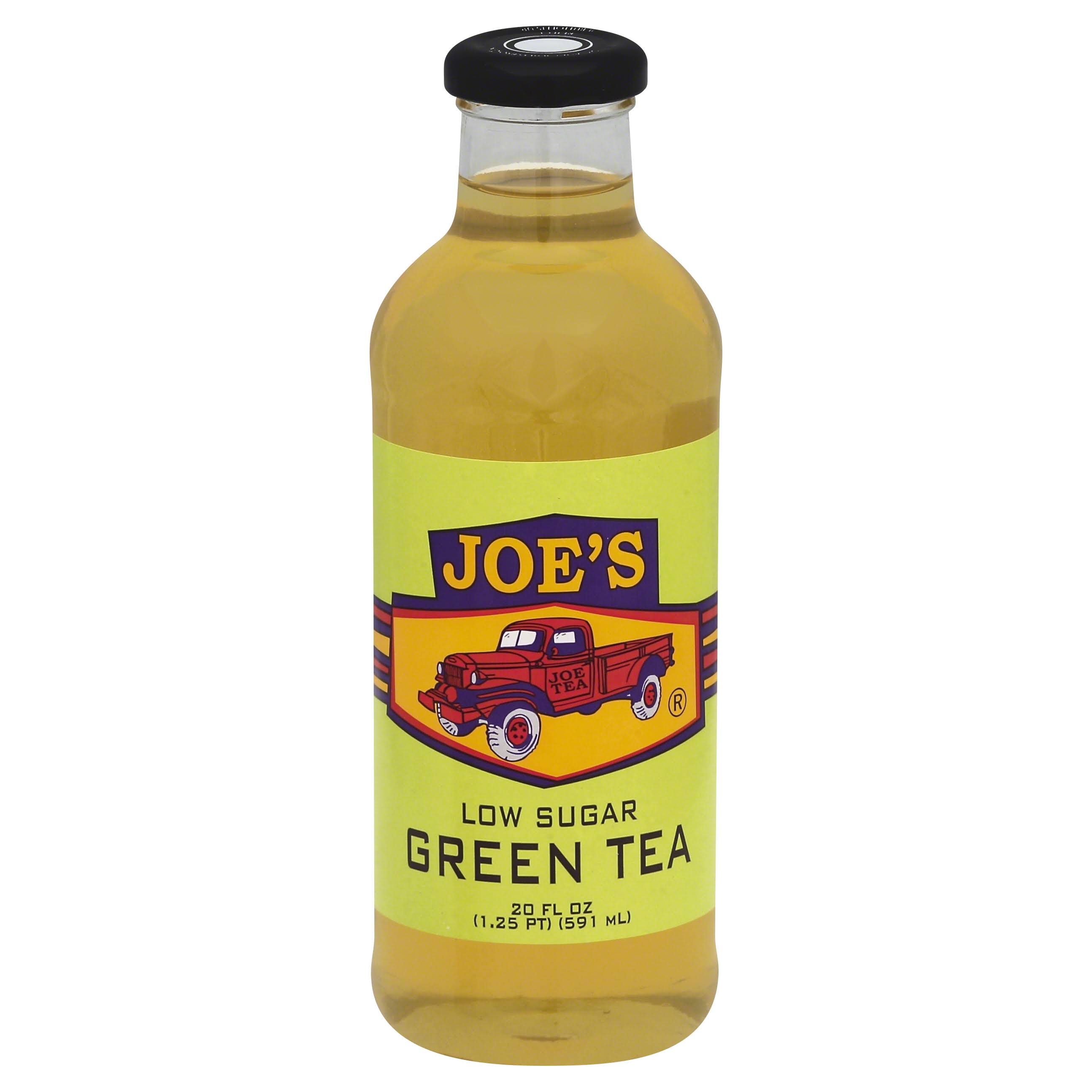 Joe Tea Green Tea, Low Sugar - 20 fl oz