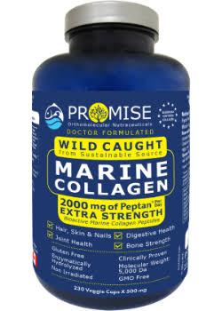 National Nutrition - Promise Wild Caught Marine Collagen 500mg – 230 Vcaps