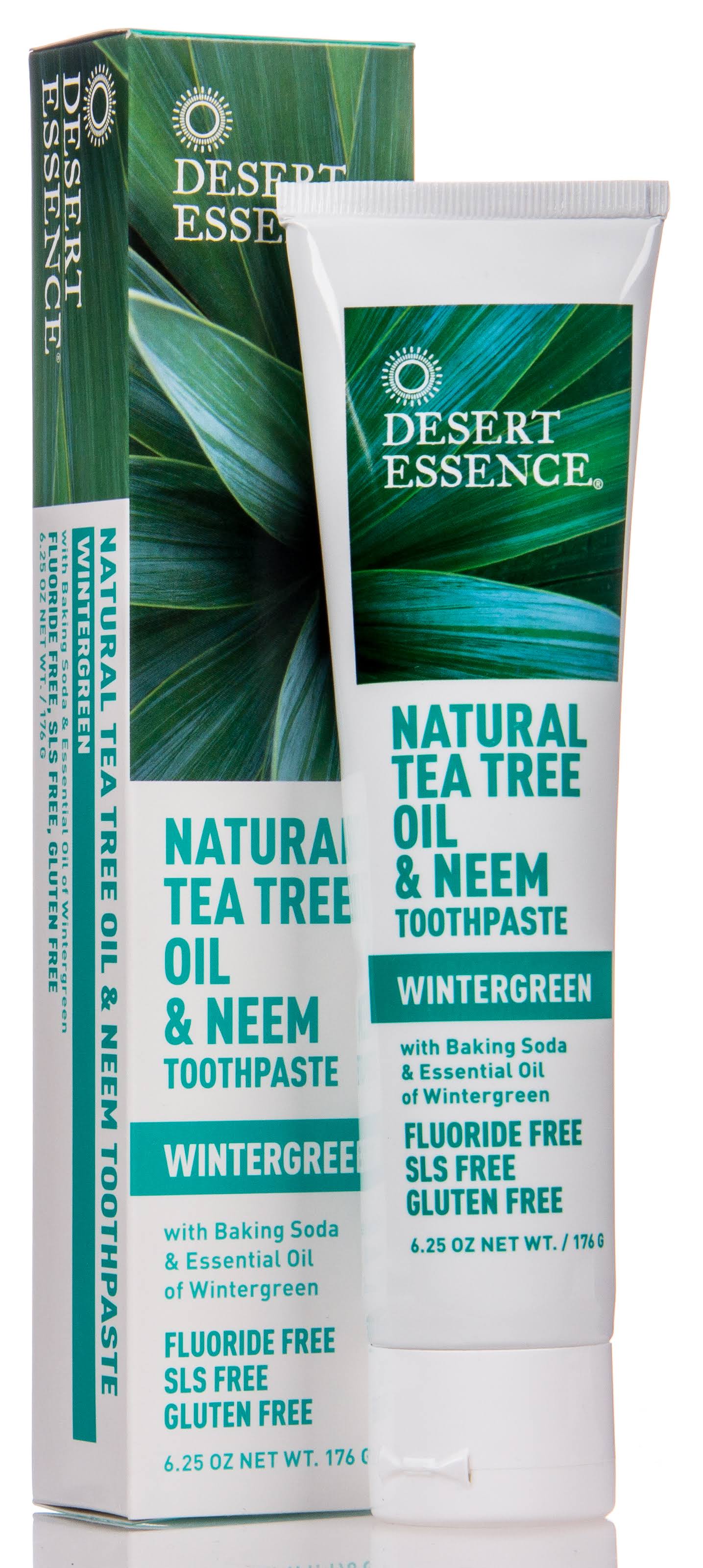 Desert Essence, Natural Tea Tree Oil & Neem Toothpaste