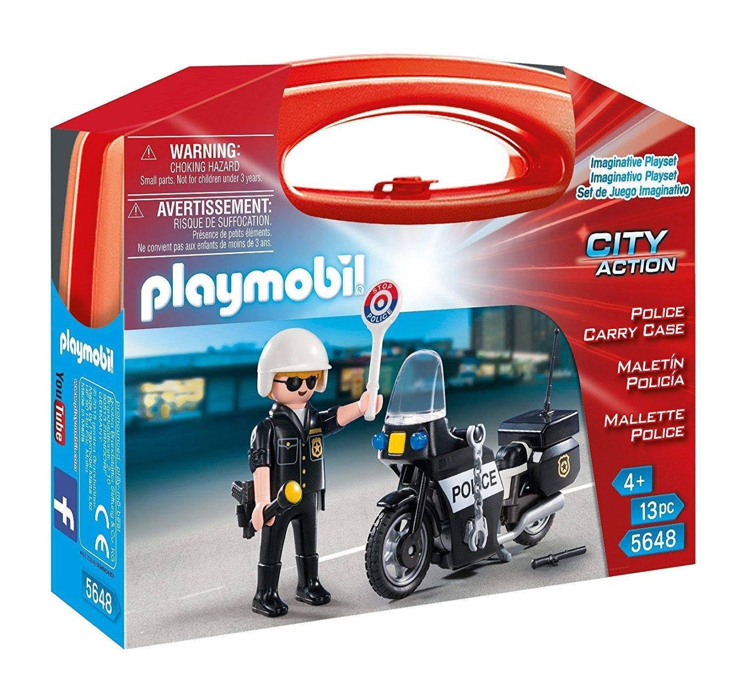 Playmobil City Action Police Carry Case