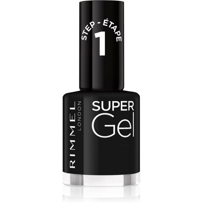 Rimmel Super Gel Nail Polish - Black, 12ml