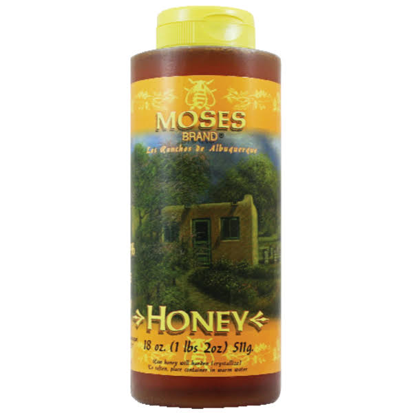 Moses 100% Pure Raw Honey - 18 oz