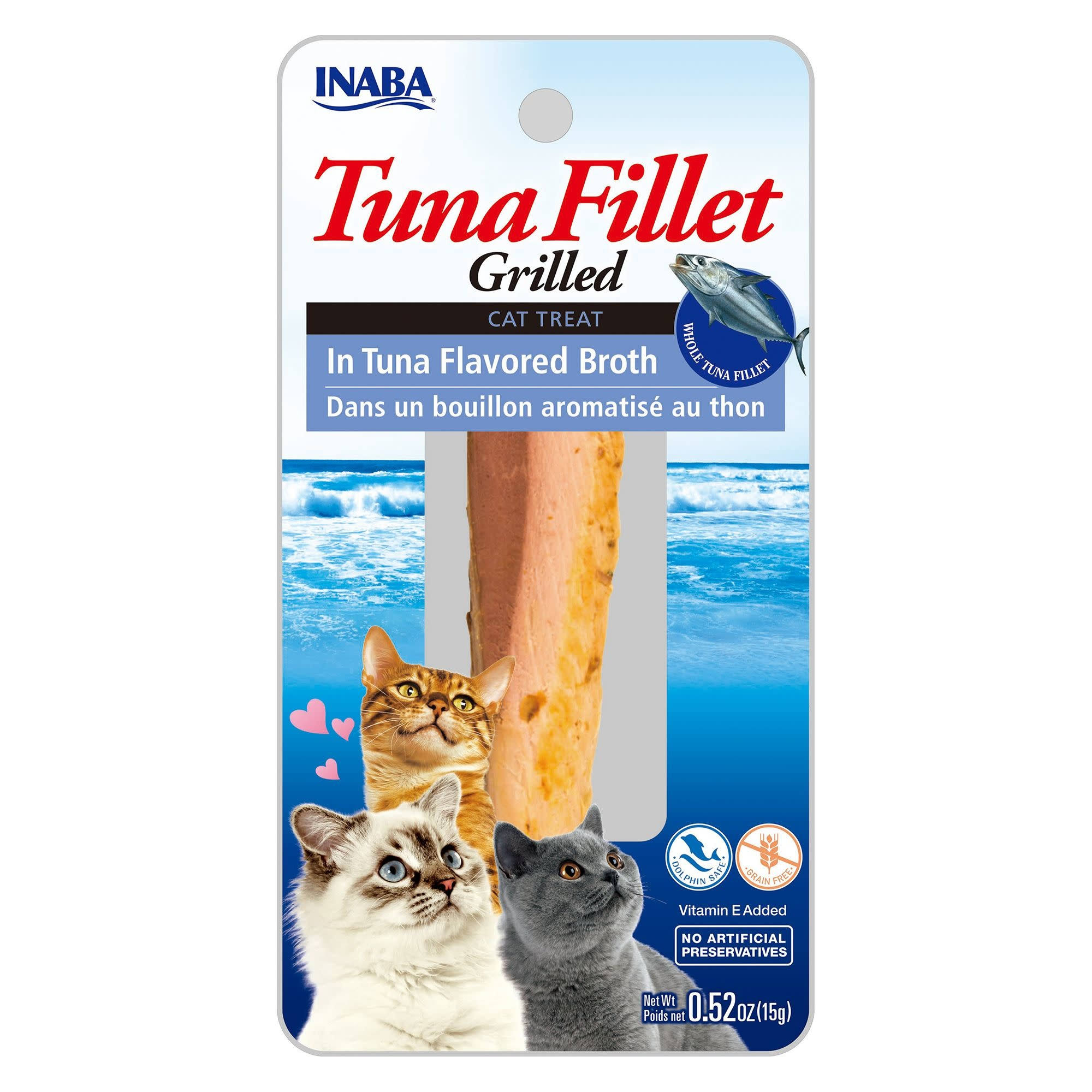 INABA Cat Grilled Fillets - Tuna in Tuna Flavored Broth-15g