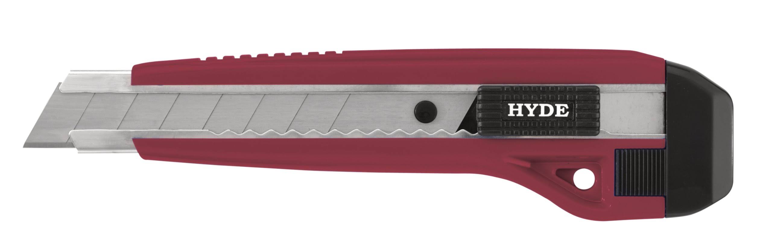 Hyde Tools 42030 Auto Lock Snap Off Blade Utility Knife - 18mm
