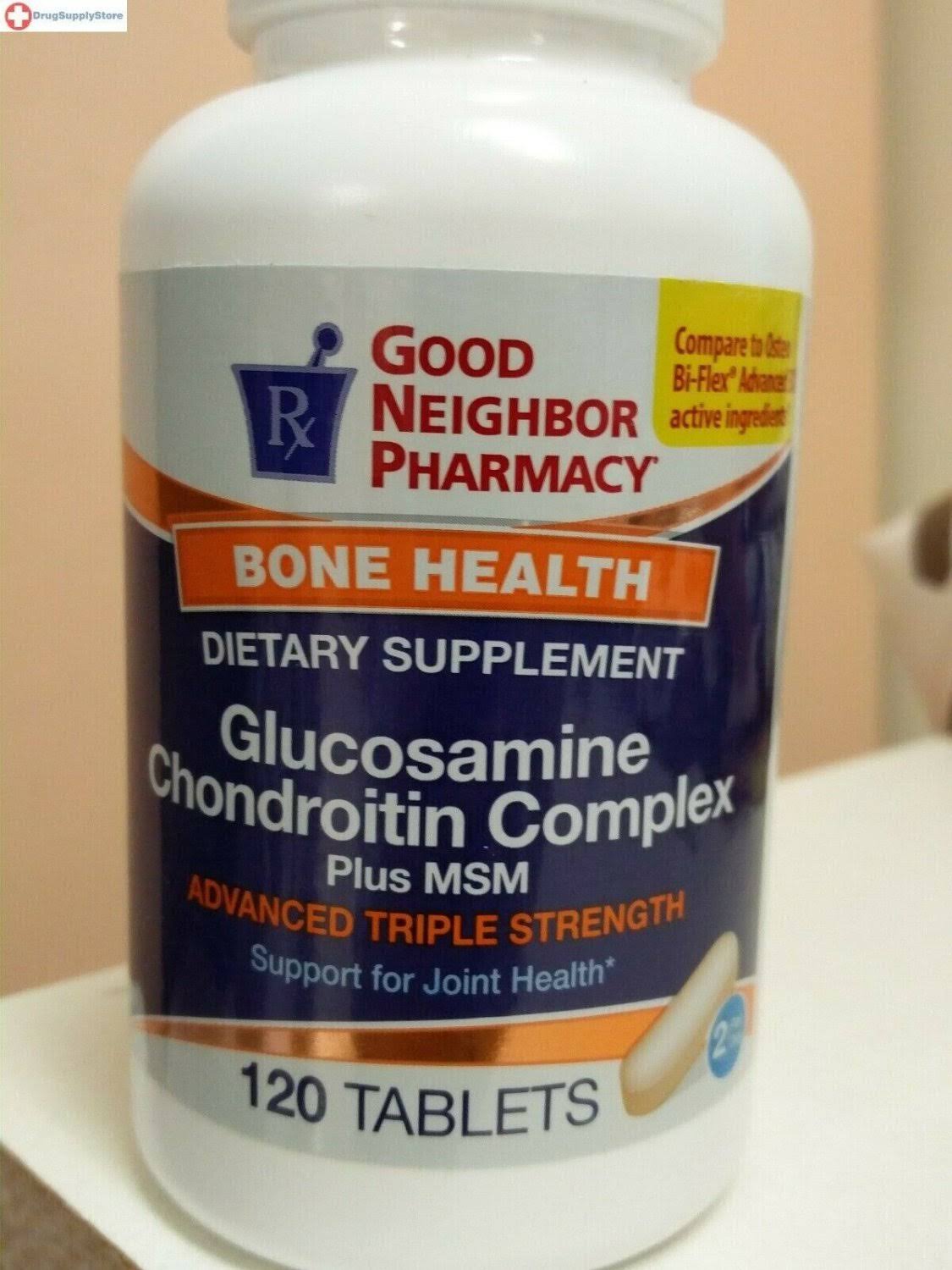 GNP Glucosamine Chondroitin Complex Plus MSM 120 Tablets