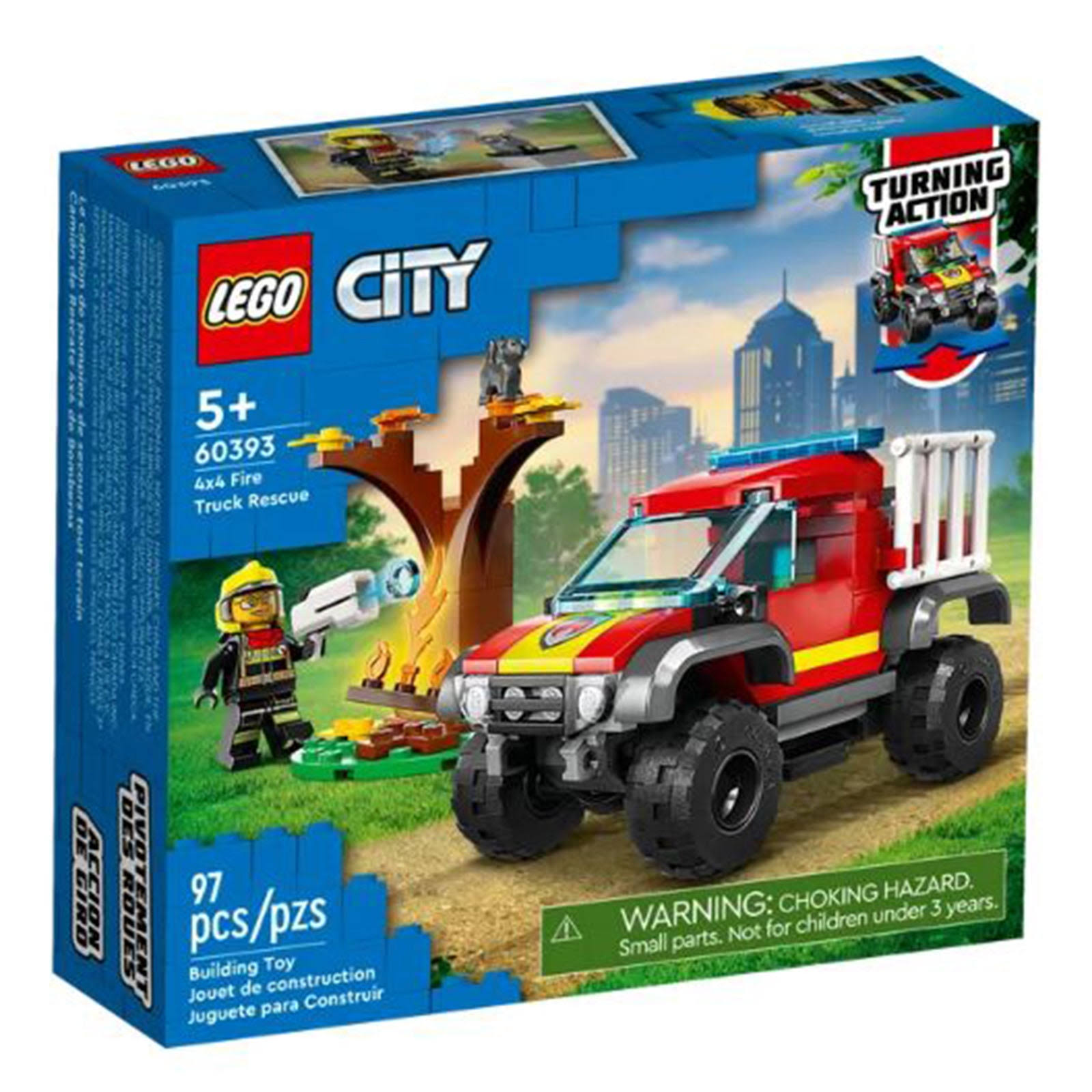 Lego 60393 City 4x4 Fire Truck Rescue