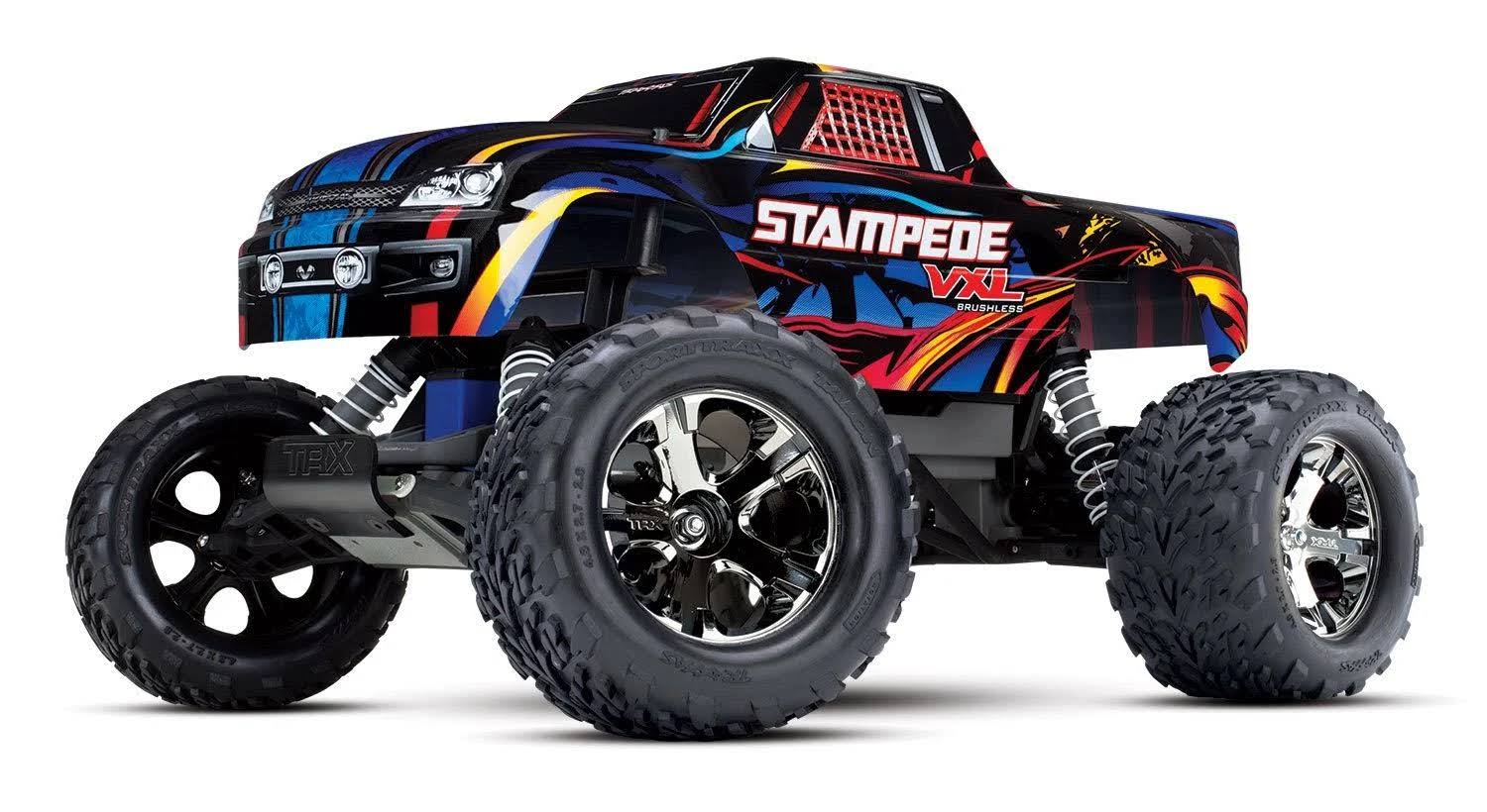 Traxxas Stampede VXL 2WD 1/10 RTR TQi TSM w/o battery, charger (Green)
