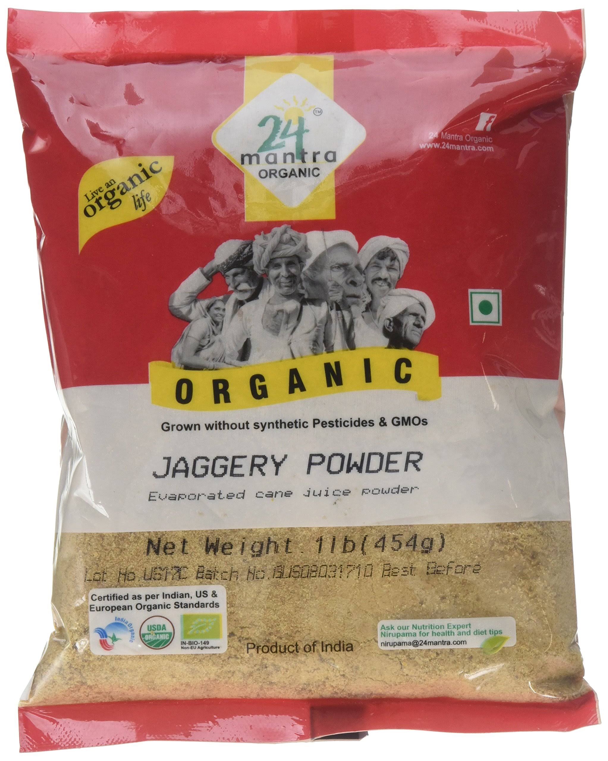 24 Mantra Organic Jaggery Powder - 1 lb