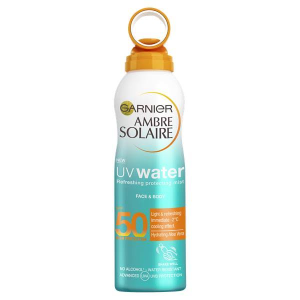 Ambre Solaire UV Water Clear Sun Cream Mist - SPF50, 200ml