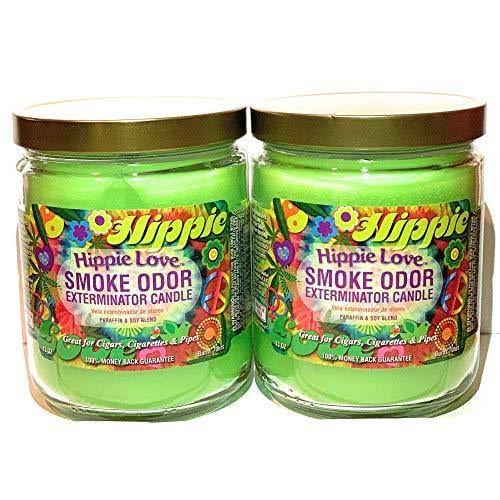 Smoke Odor Exterminator Jar Candle - Hippie Love