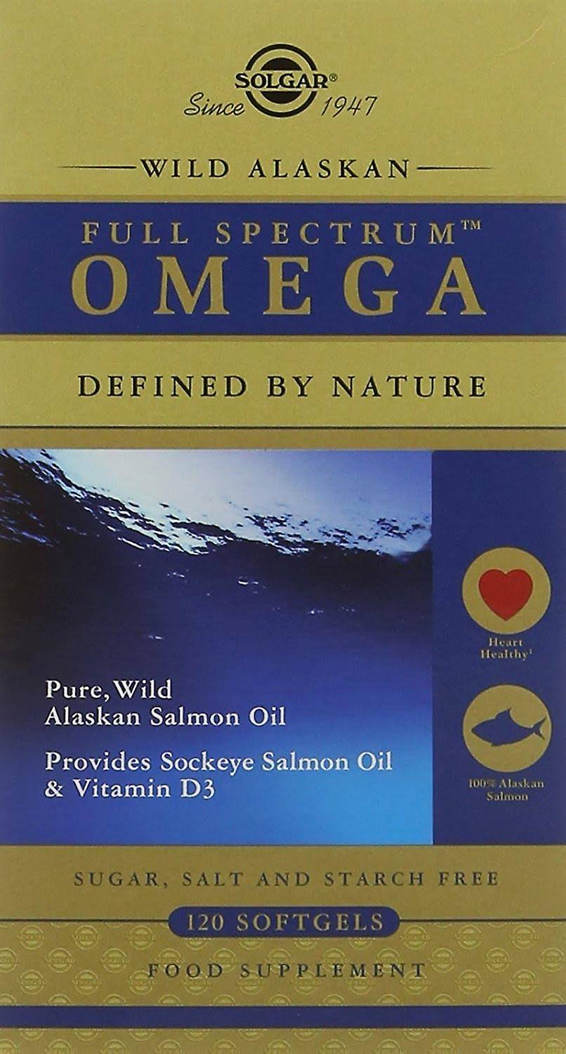 Solgar Wild Alaskan Full Spectrum Omega - 120 Softgels