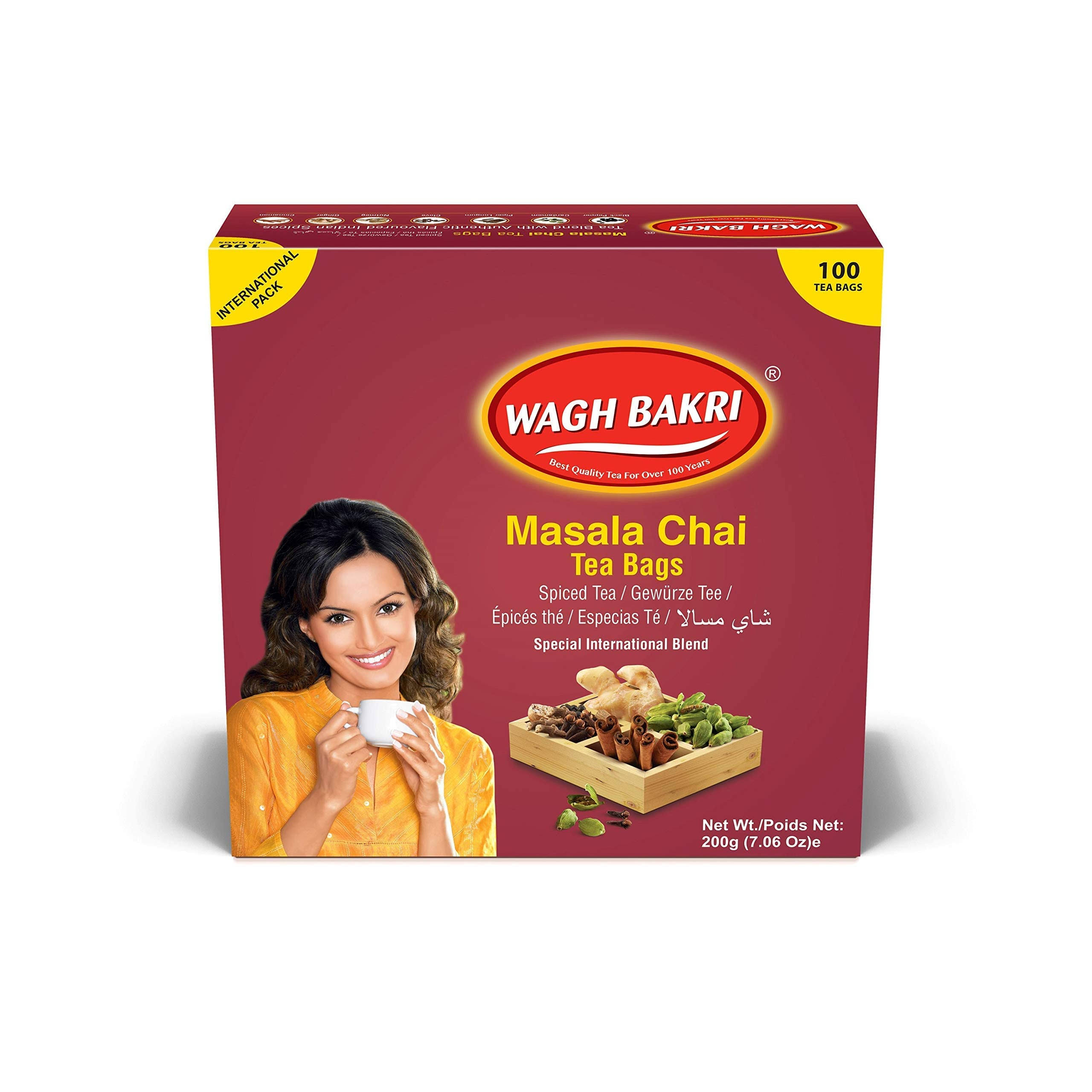 Wagh Bakri Masala Chai Tea Bags - 200 g