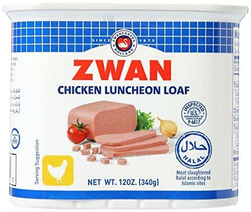 Zwan Luncheon Halal Meat - Chicken, 12oz