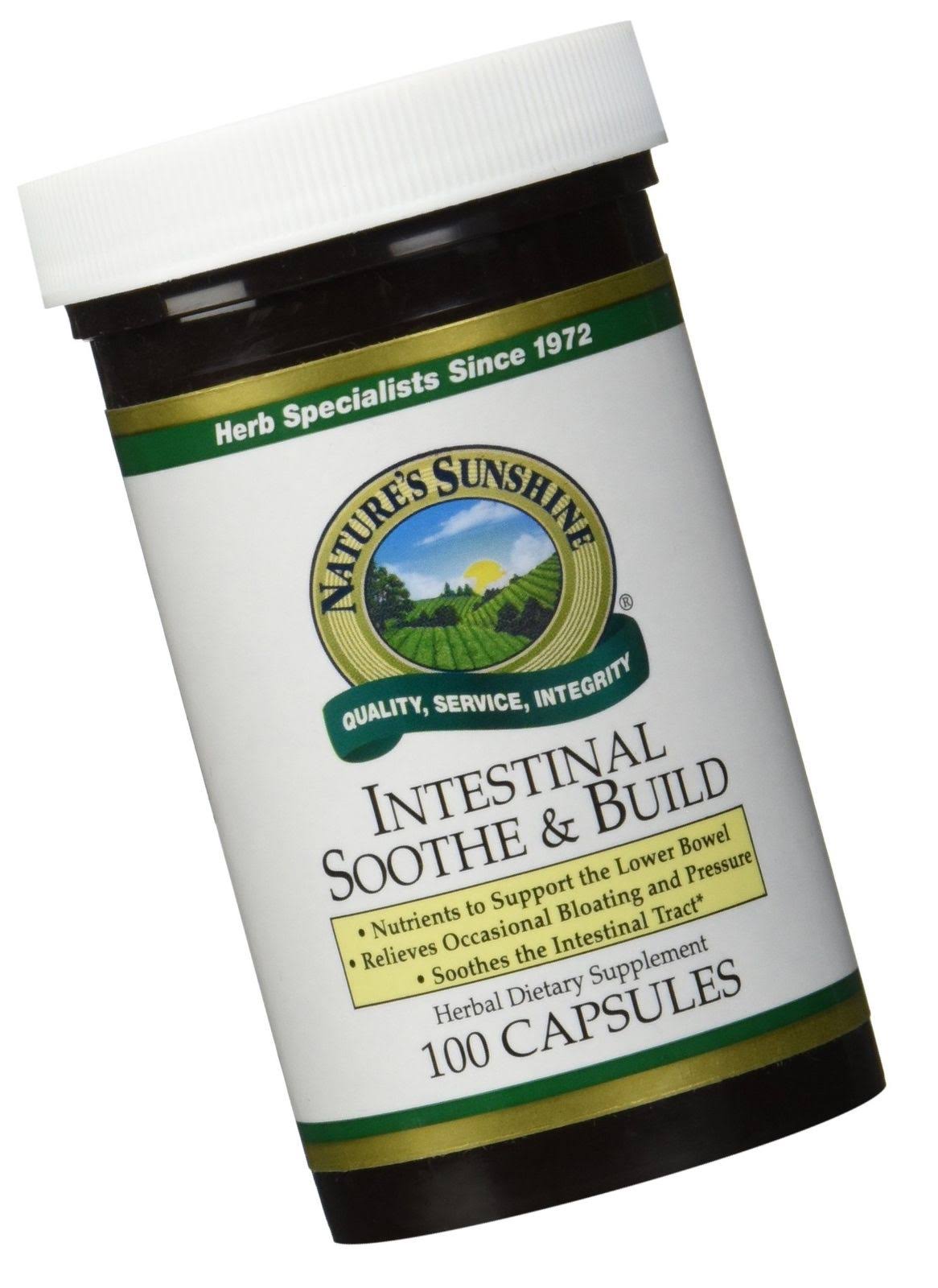 Nature's Sunshine Intestinal Soothe and Build 100 Capsules
