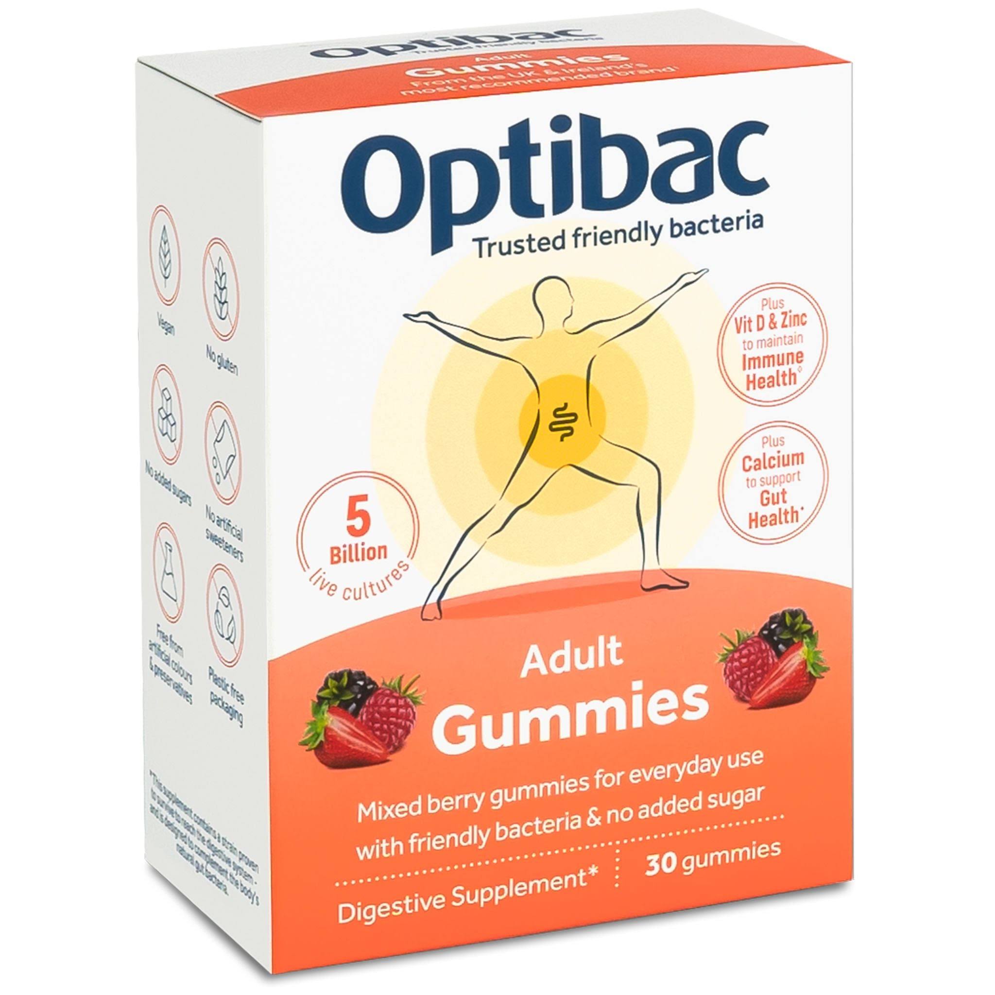 Optibac Probiotics Adult Gummies - 30 Gummies