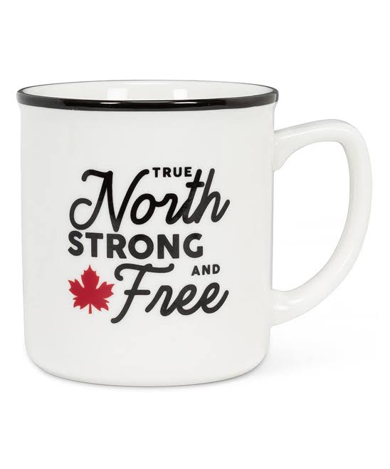Abbott White & Red Leaf 'True North' Mug One-Size