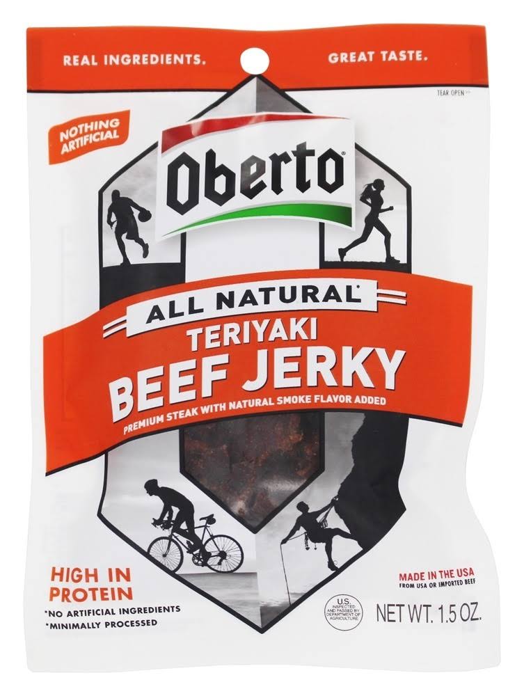 Oberto All Natural Beef Jerky - Teriyaki
