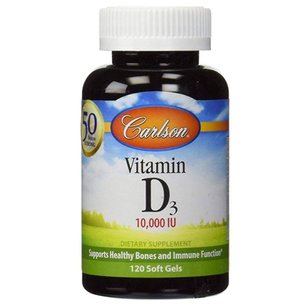 Carlson Labs Vitamin D3 Natural - 10,000 IU, 120 Softgels