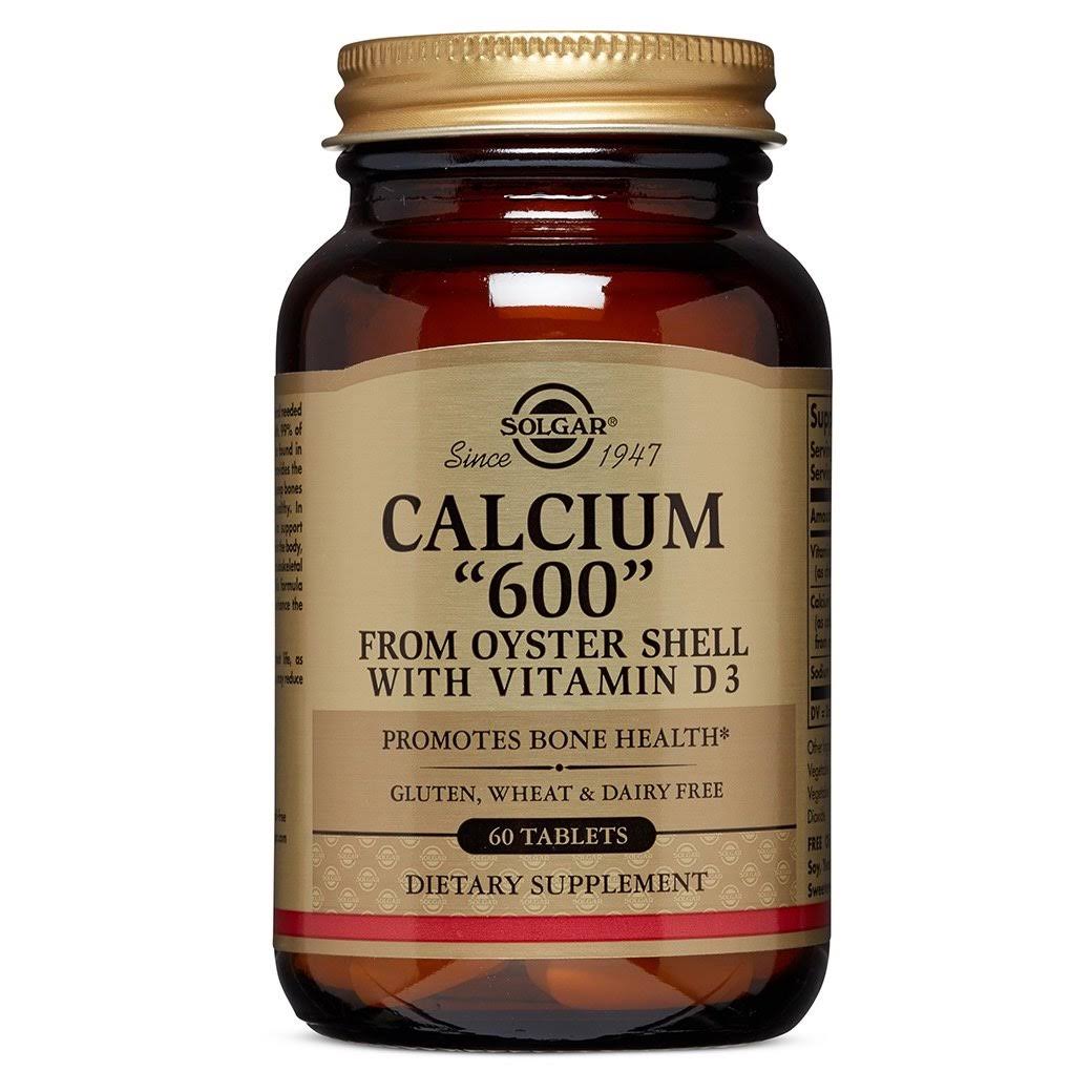 Solgar Calcium 600 Dietary Supplement - 60 Tablets