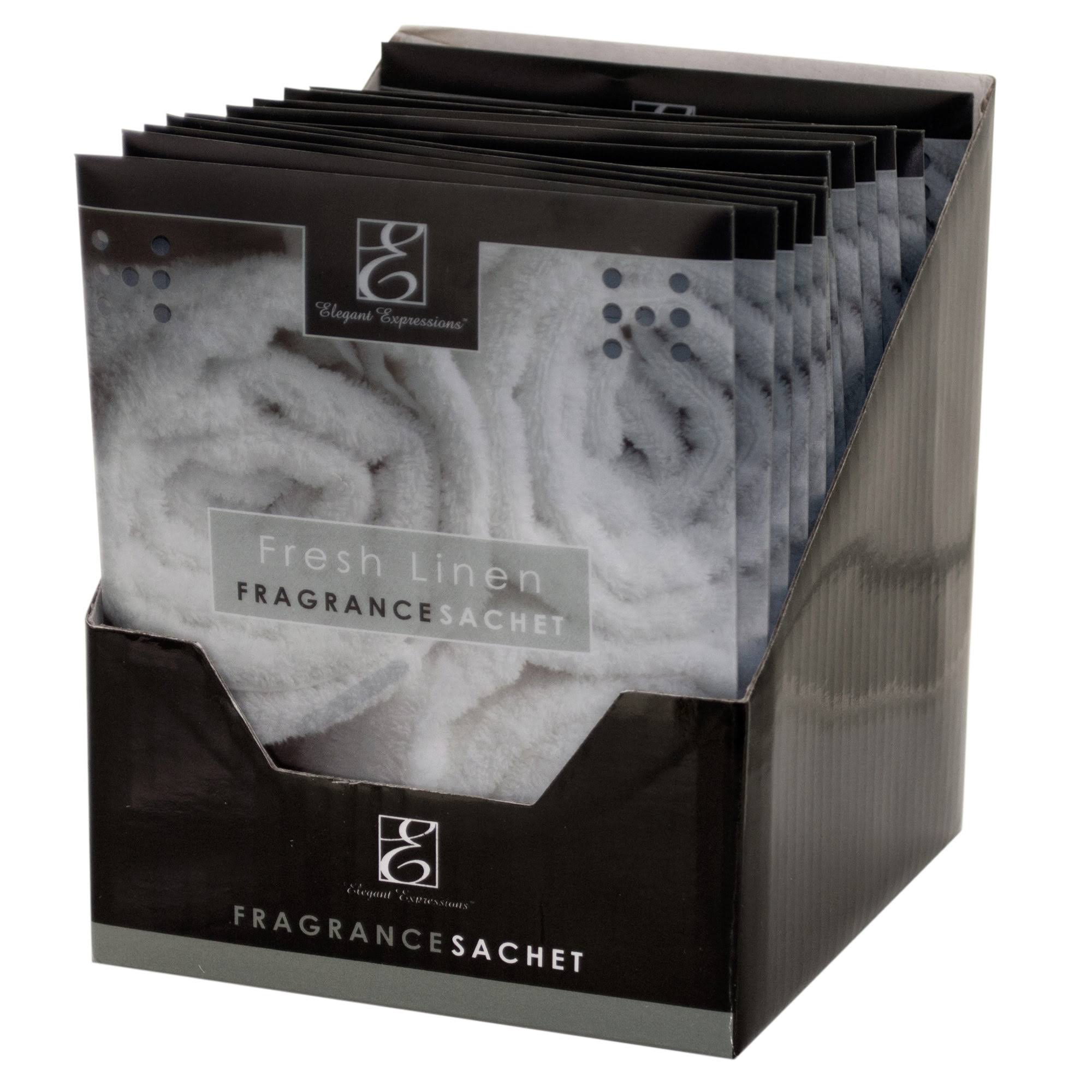 Hosley Fresh Linen Fragrance Sachet Set - 12pc