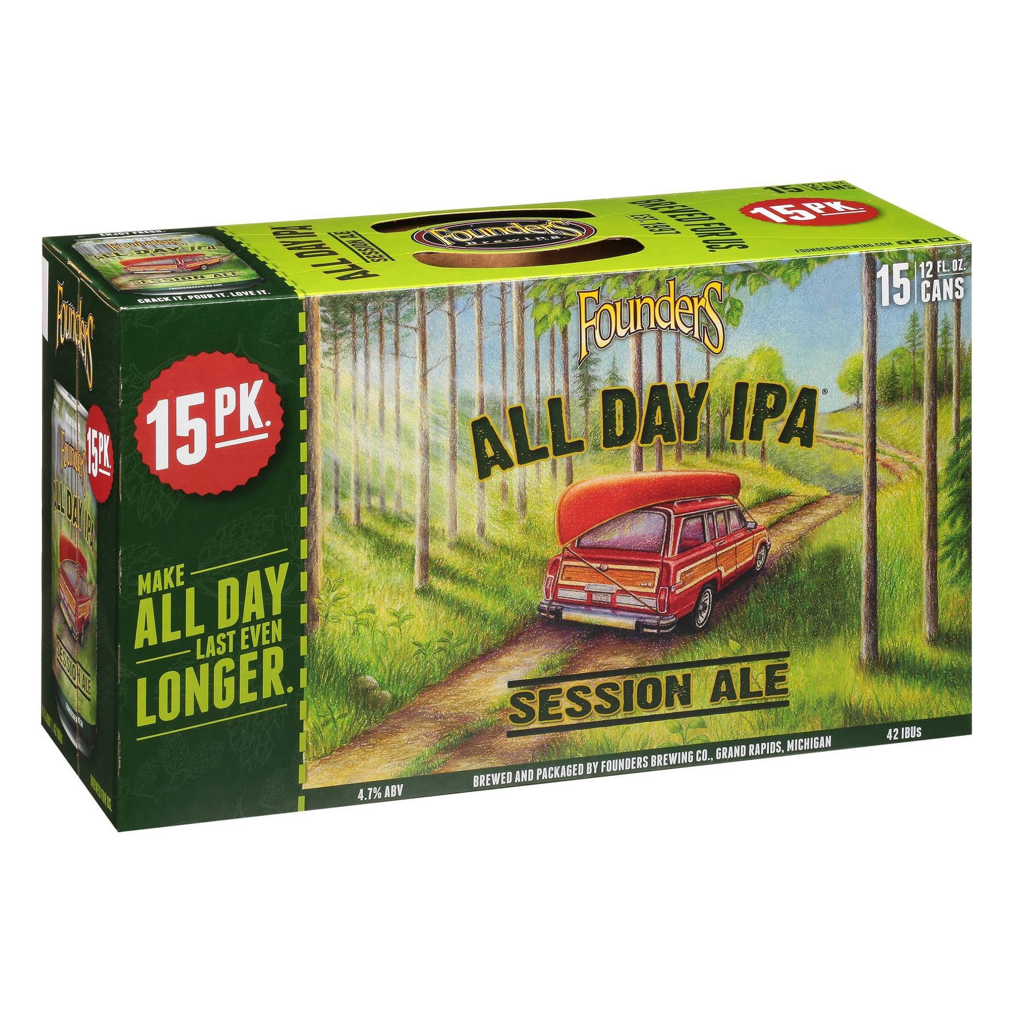 Founders Brewing All Day IPA - 15 pack, 12 fl oz cans