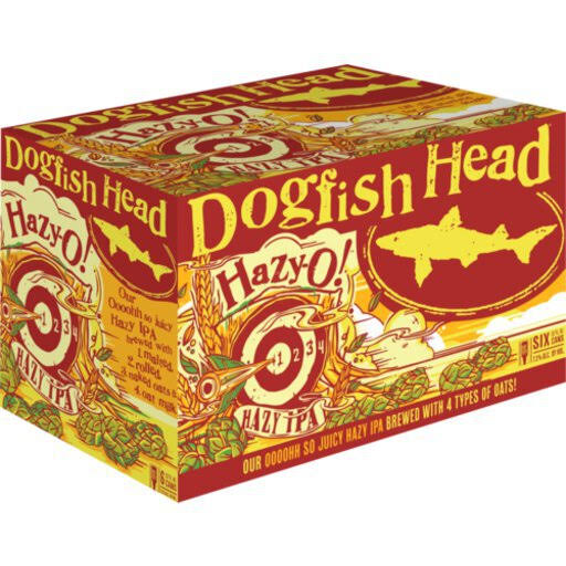 Dogfish Head Beer, Hazy IPA, Hazy-O, 6 Pack - 6 pack, 12 fl oz cans