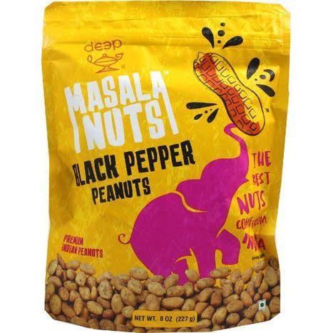 Deep Foods Black Pepper Peanuts - 8 lb