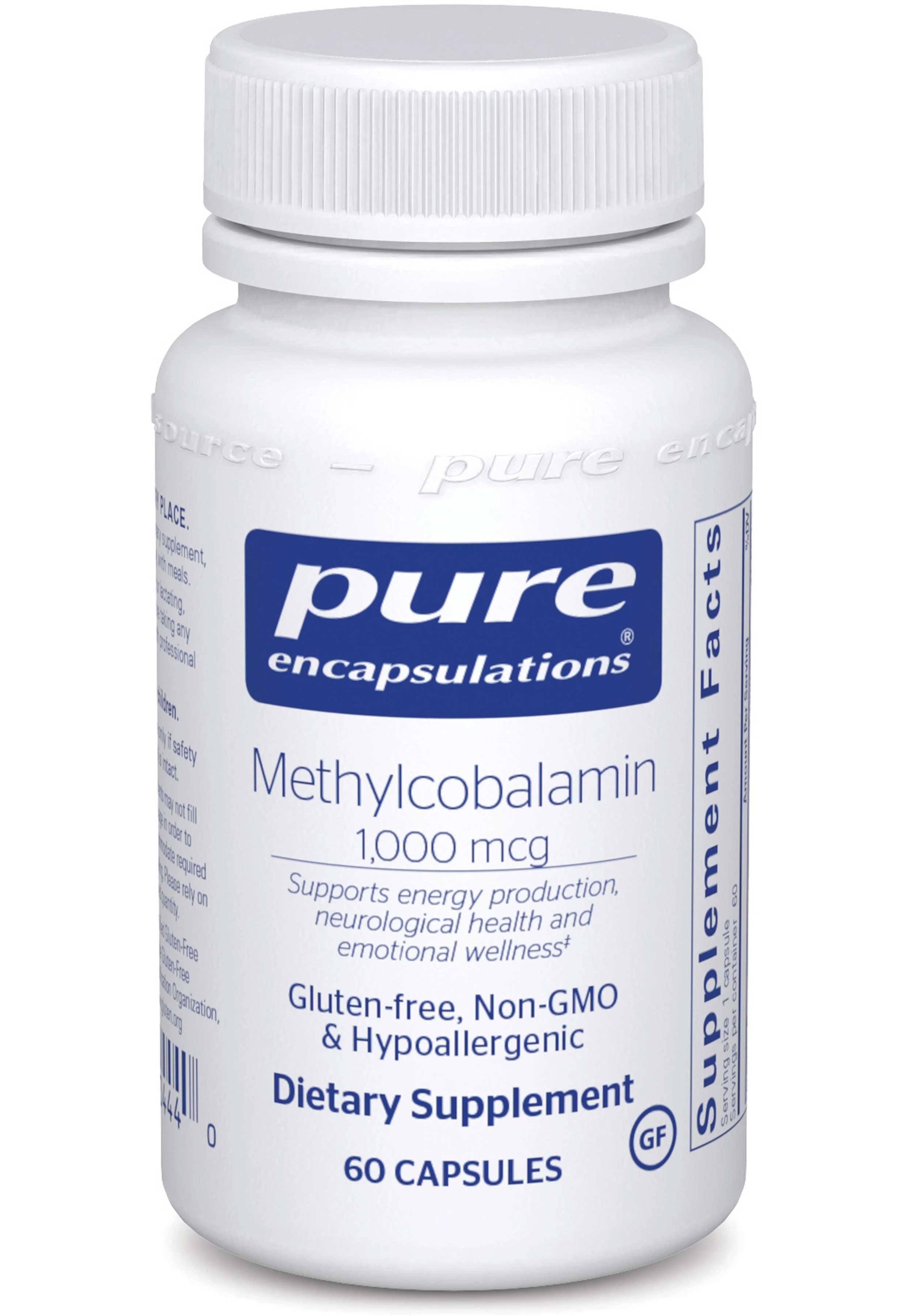 Pure Encapsulations Methylcobalamin Vegetable Capsules - x60