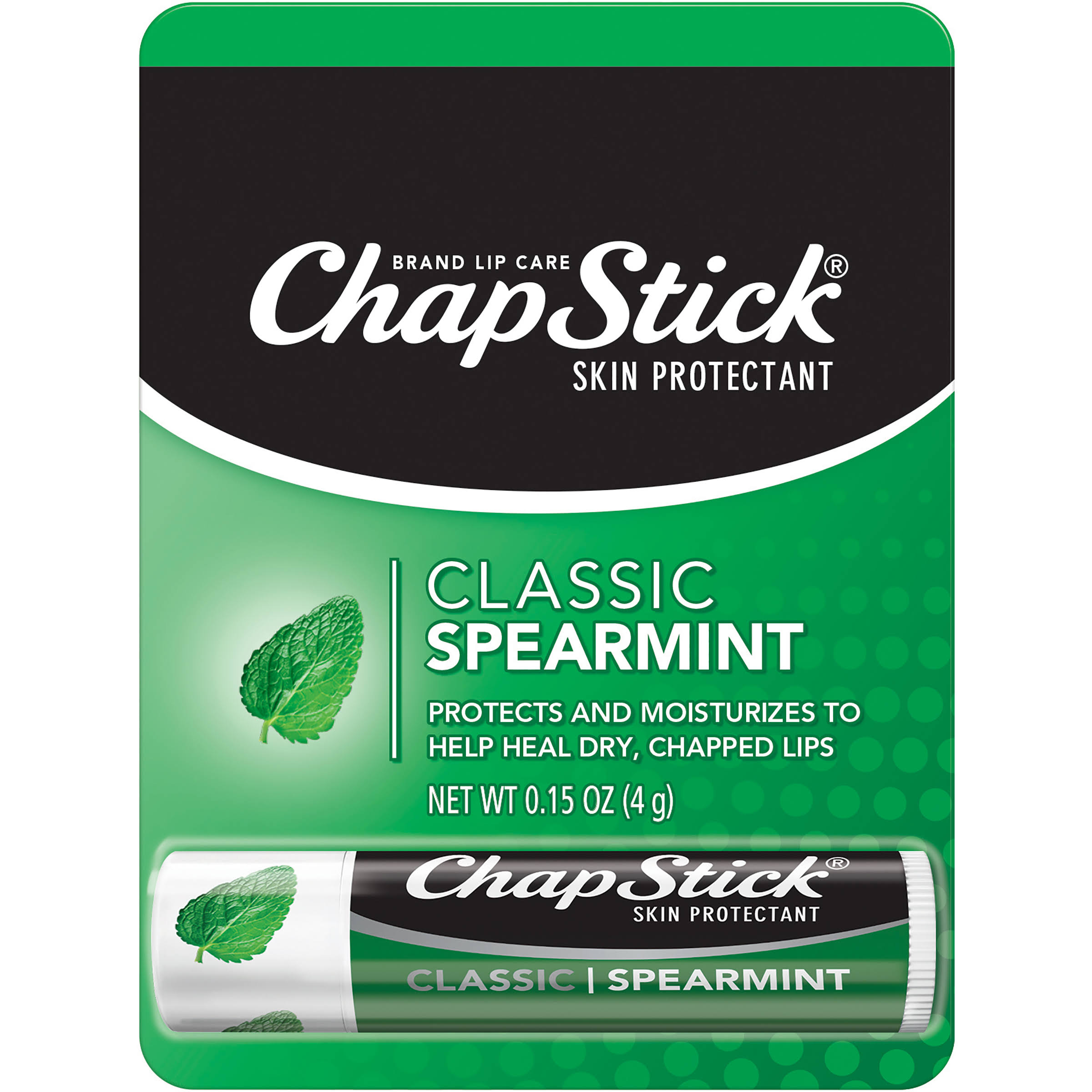 ChapStick Skin Protectant - Classic Spearmint, 0.15oz