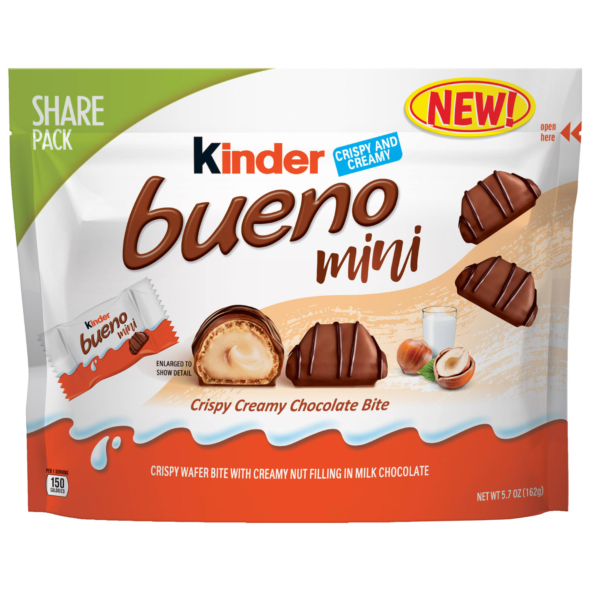 Kinder Bueno Mini Crispy Chocolate Bites - Share Pack 5.7 oz