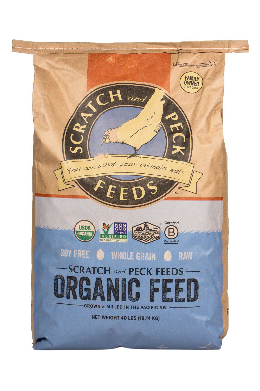 Scratch and Peck Feeds Naturally Free Organic Chick Starter Feed - 40 lb