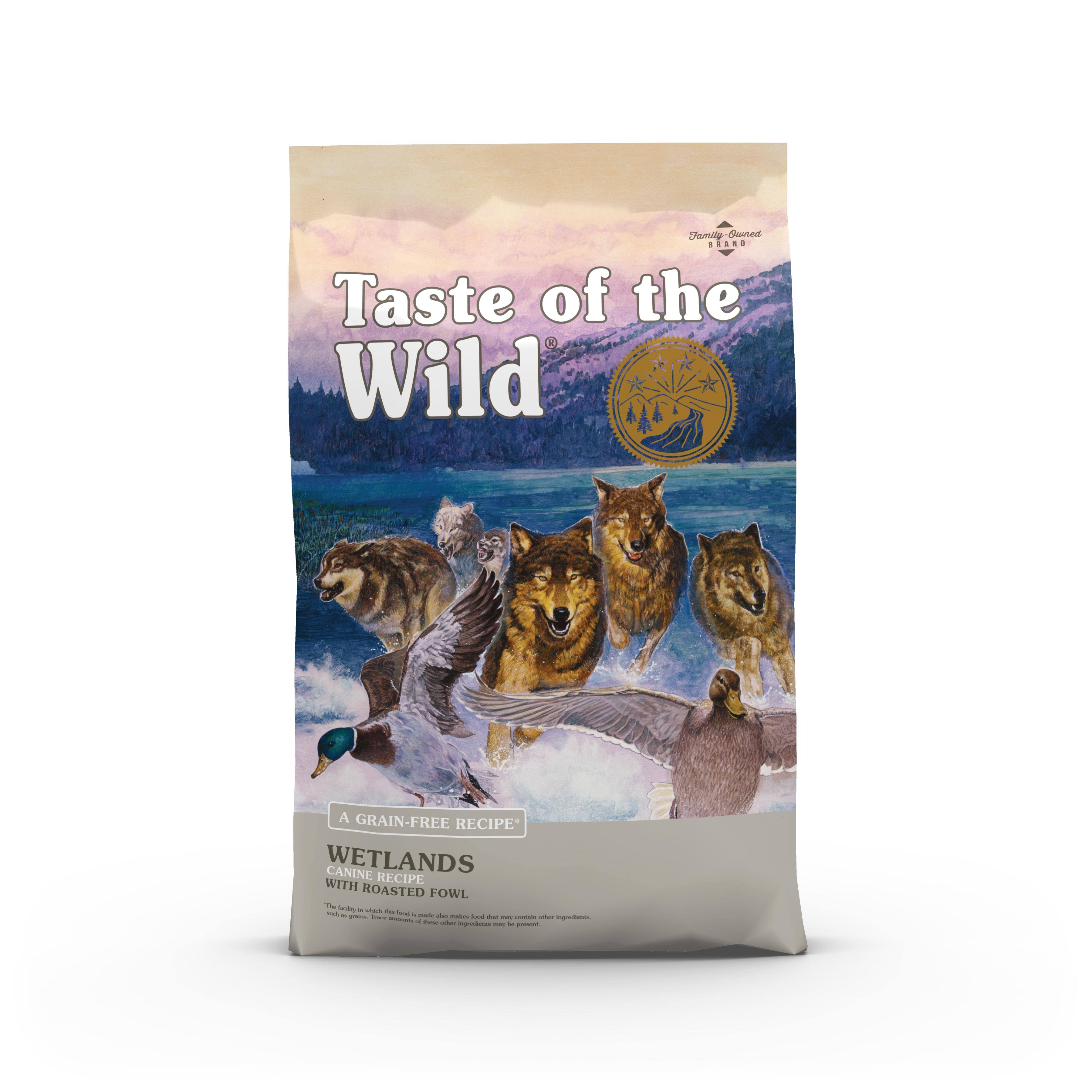 Taste of the Wild Wetlands with Roasted Fowl Dog Food [14lb]